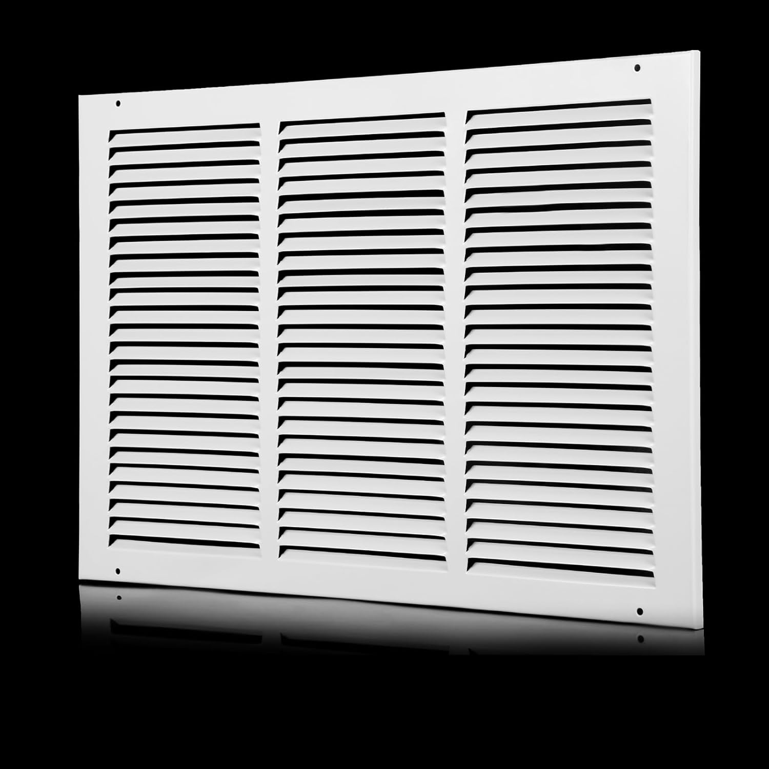 18x12 Return Air Grille(Duct Opening Size),Air Return Vent Cover,Flat Vent Cover,Rejillas De Aire Acondicionado Para Casa,Return Air Grilles,Outer Dimensions:19.75"Wx13.75"H(18"W x 12"H, Duct Opening)