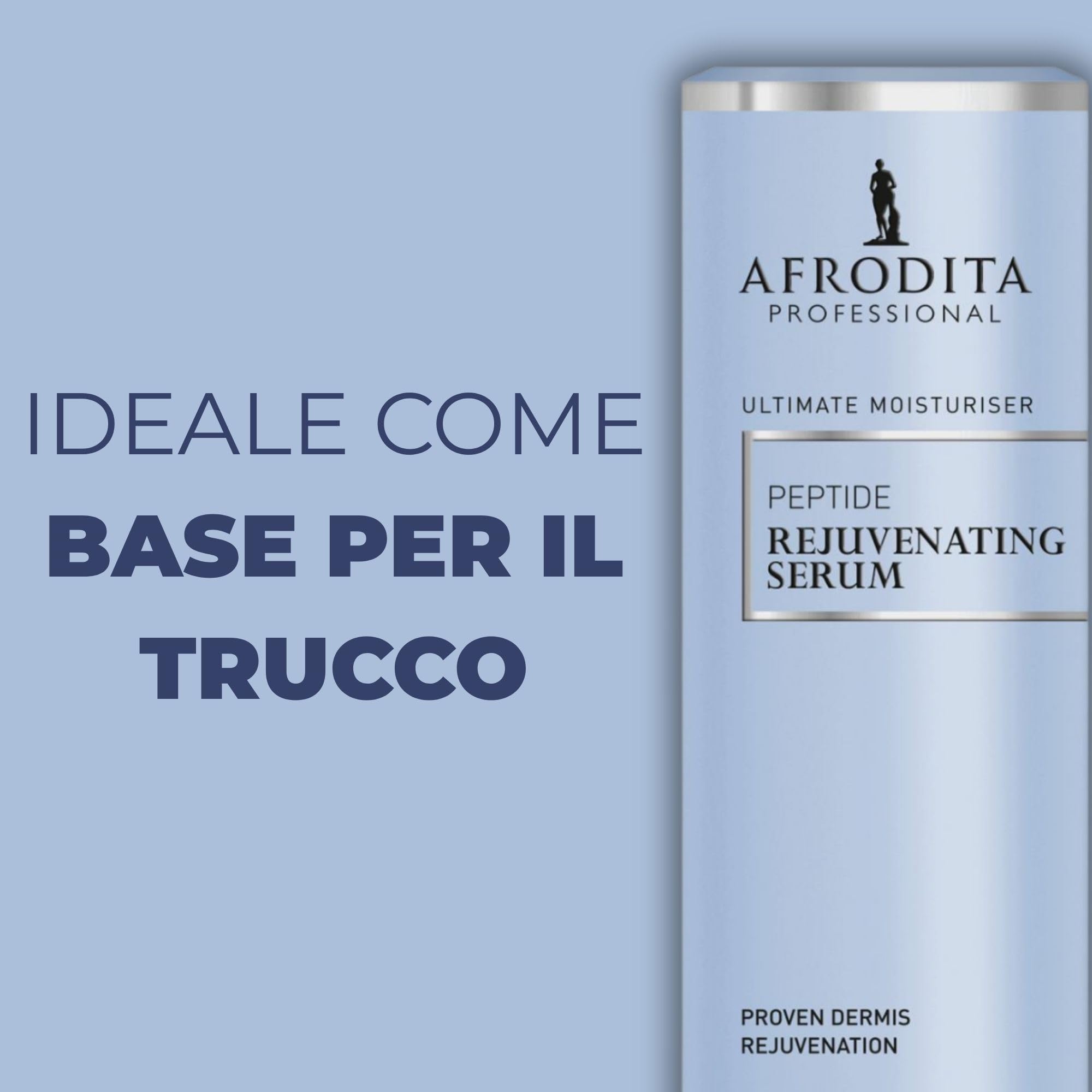 Afrodita Professional Perfect Code Peptide - Siero ringiovanente, idratante intenso, anti-invecchiamento, con peptidi bioattivi e PatchH2O, cura rassodante contro le rughe, 30 ml