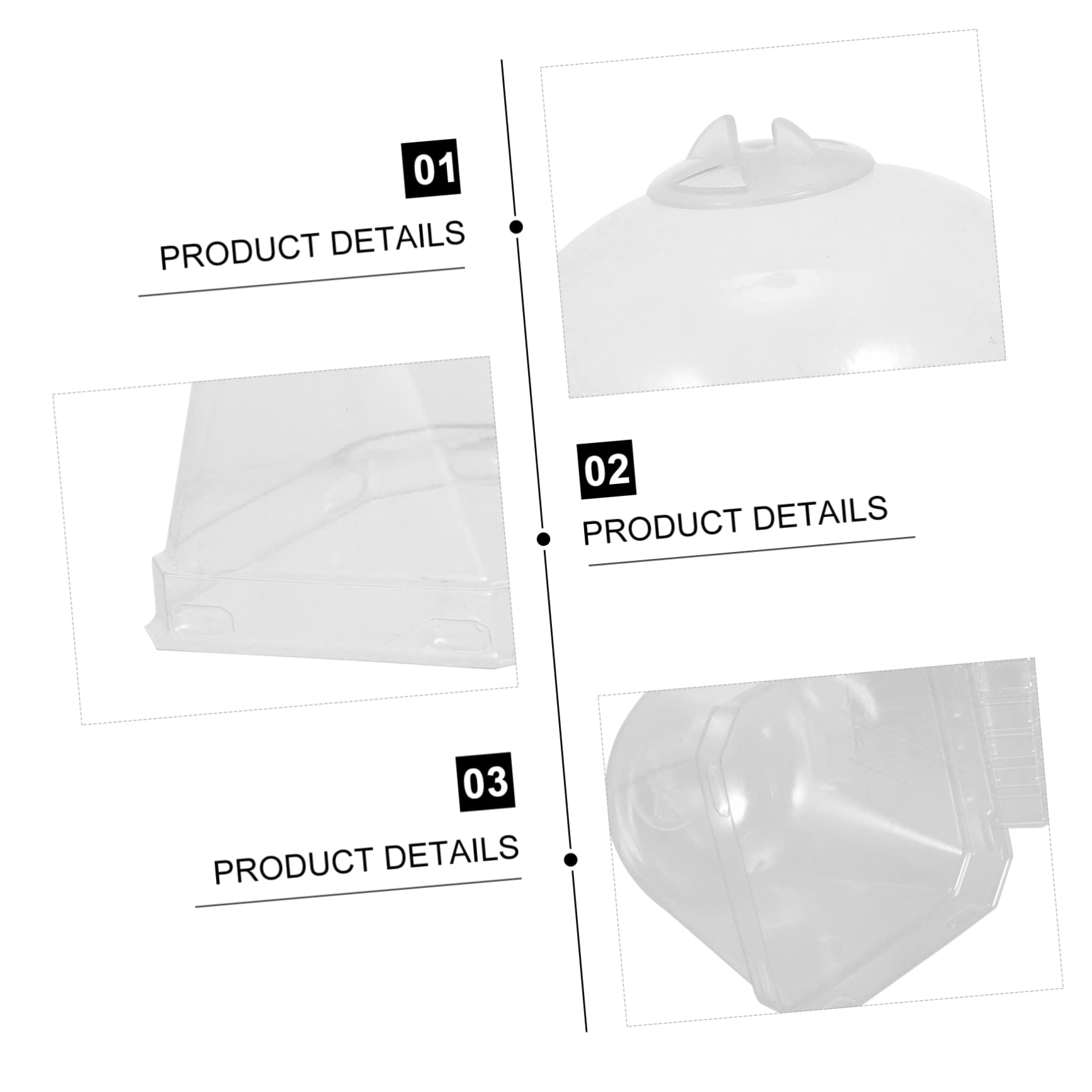 BESPORTBLE Cloche De Protection pour Plantes - Lot de 10 Cloches en Plastique Transparent pour Jardin - Et Potager Idéales Contre Le Gel Et pour La Germination des Semis Parfaites pour