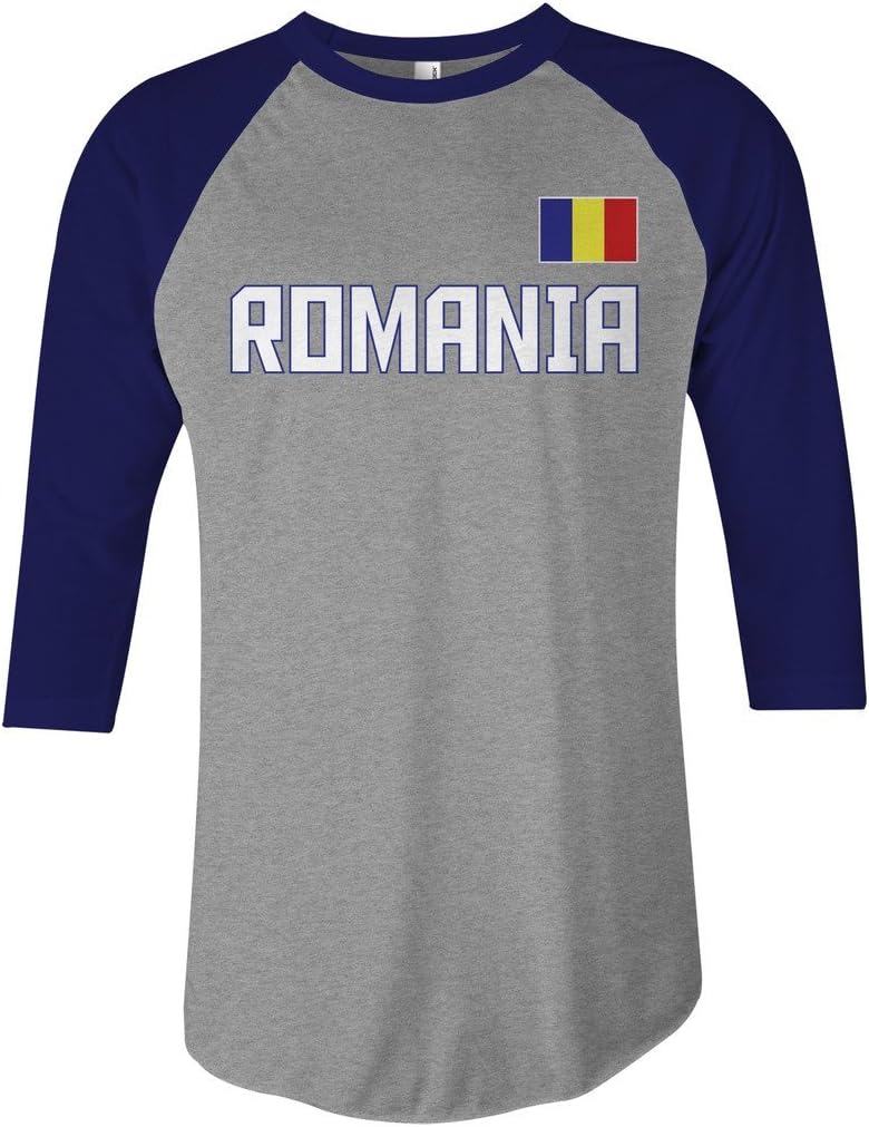 Threadrock Romania National Pride Unisex Raglan T-Shirt