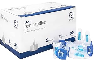 ONE CARE Pen Needles 32G 4MM Diabetes Insulin Injection Needles, Compatible With Most Diabetic Pens