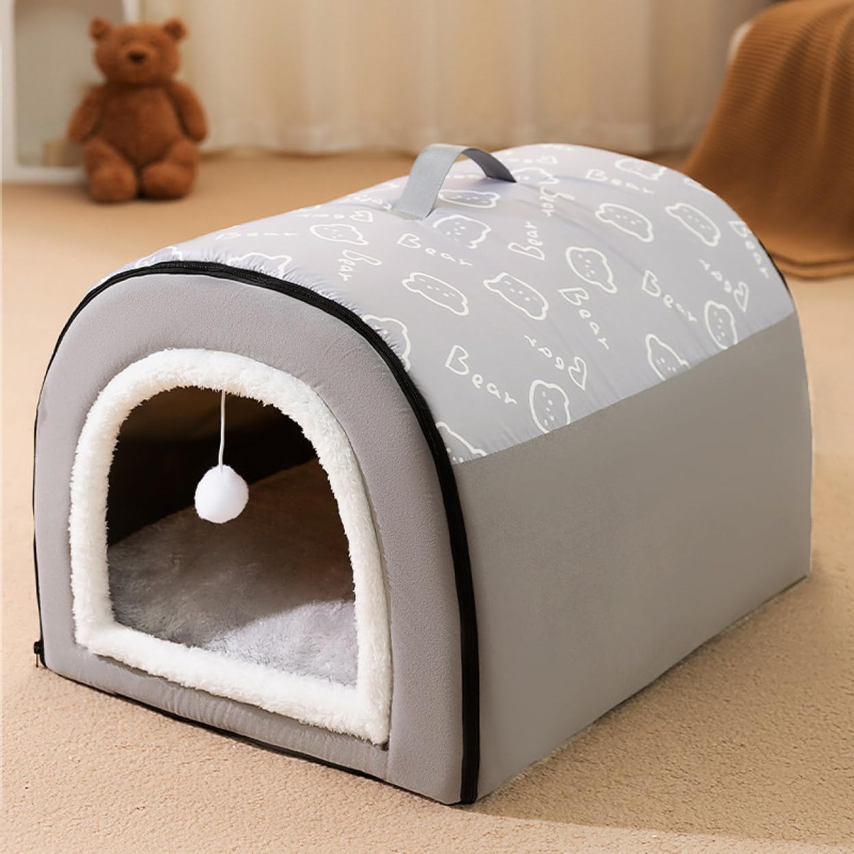 Amazon | [JUI3N] ペットハウス 犬 室内 御洒落 犬 猫 ベッド 犬ハウス