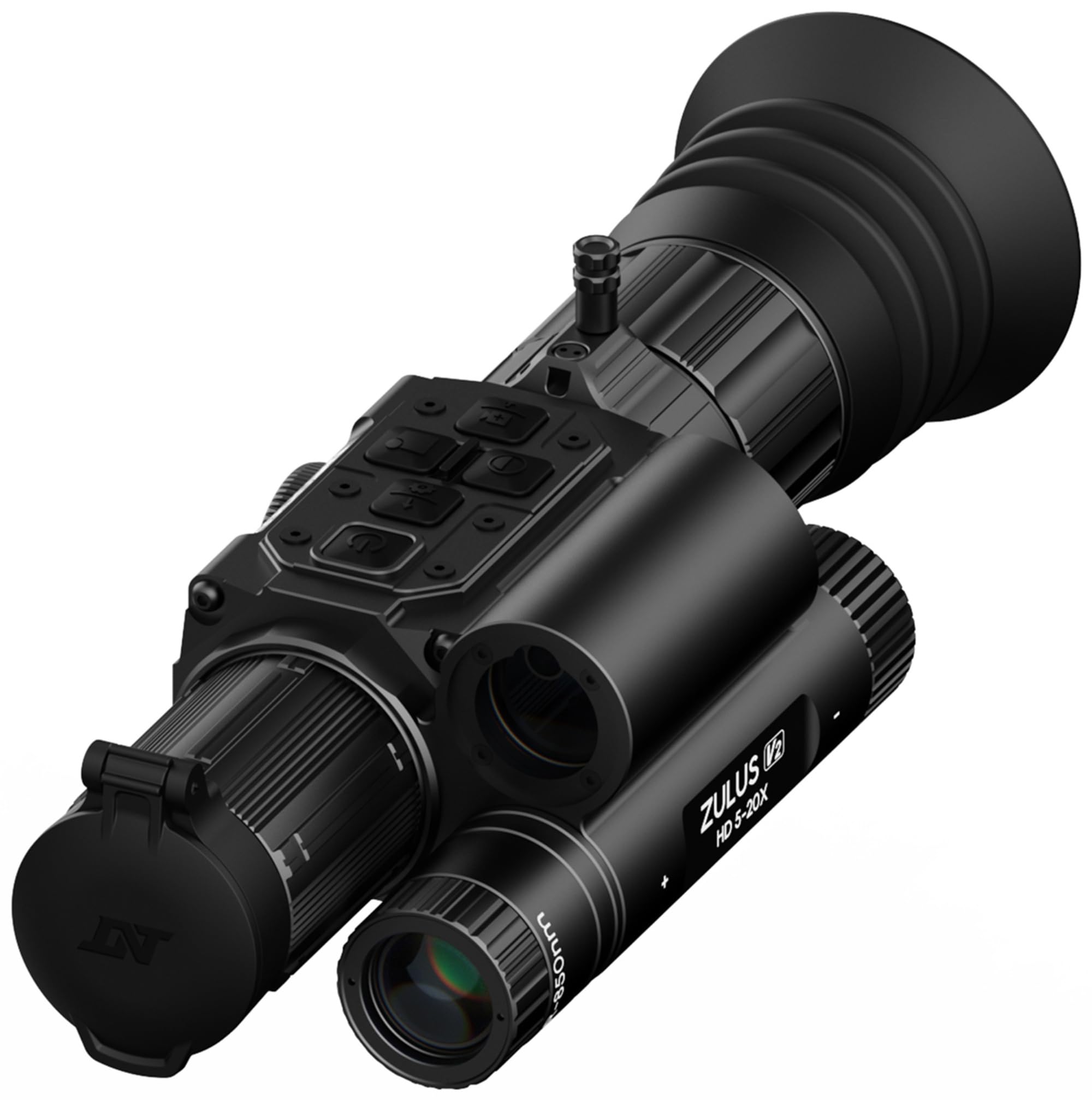 DNT Optics Zulus HD V2 Digital Day/Night Vision Scope con infrarossi, telemetro laser e calcolatrice balistica