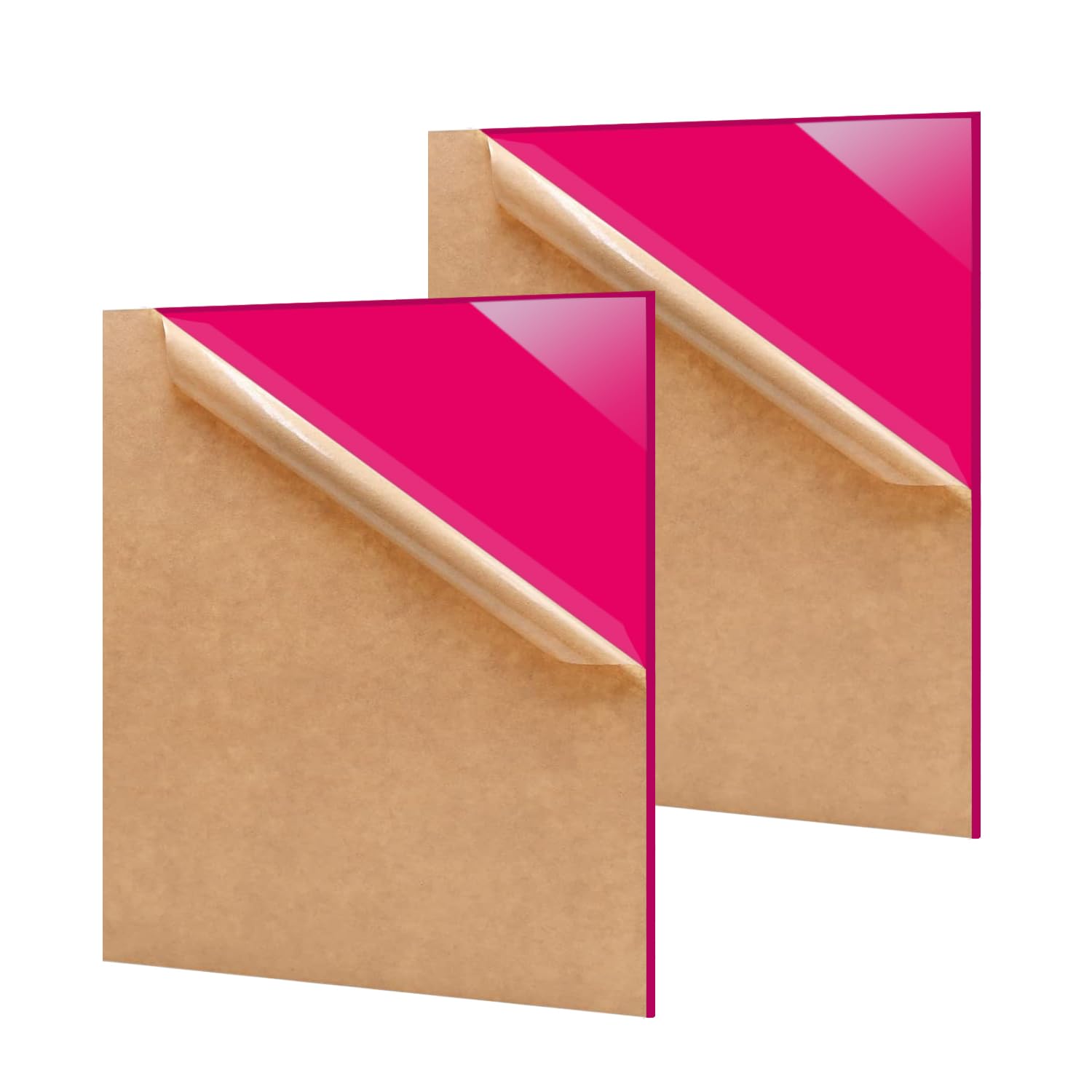 Red Acrylic Sheets - 2 Pack for Laser Cutting & Crafts -20