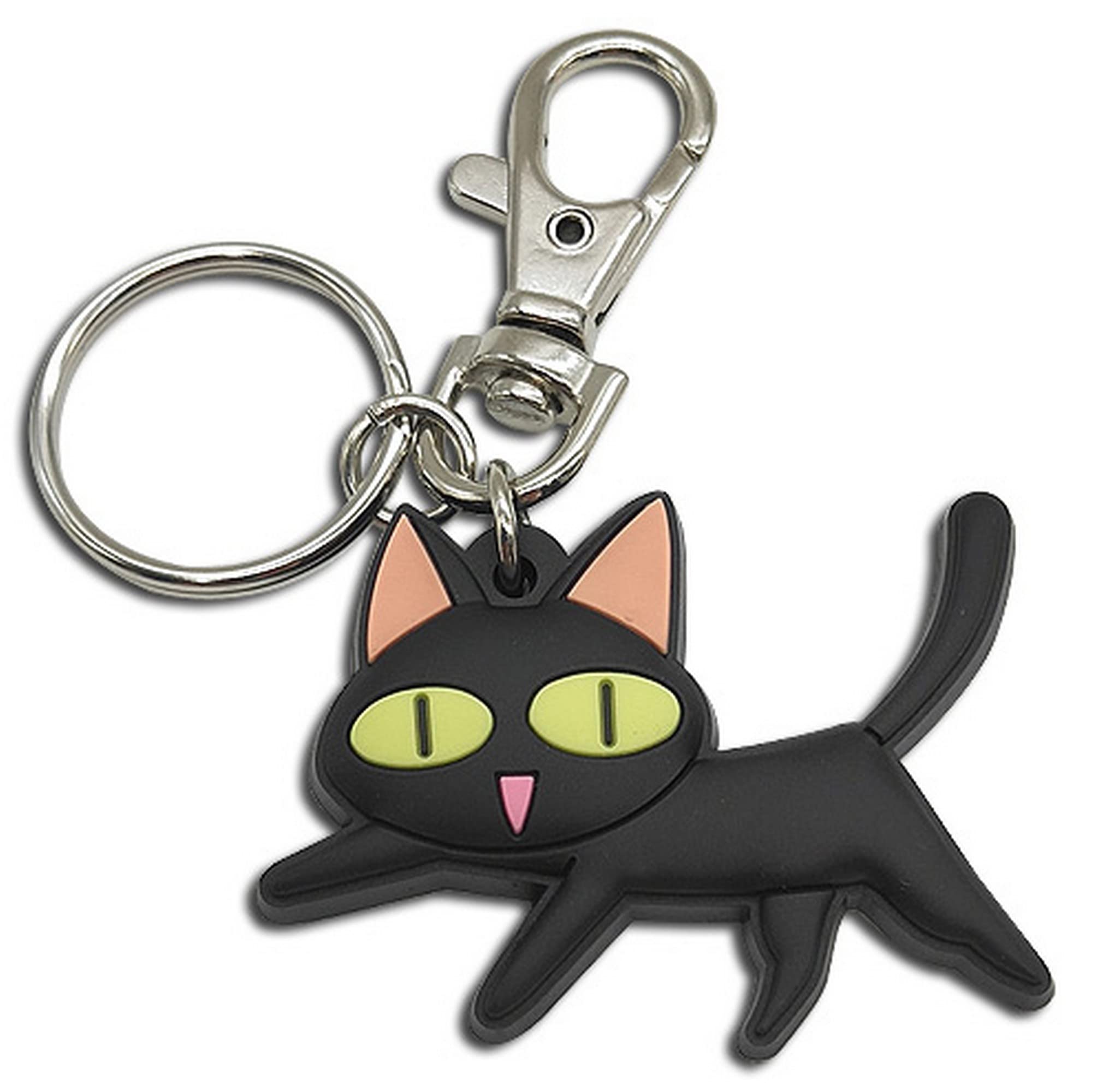Great Eastern Entertainment Trigun - Kuroneko PVC Keychain, Multi, One Size