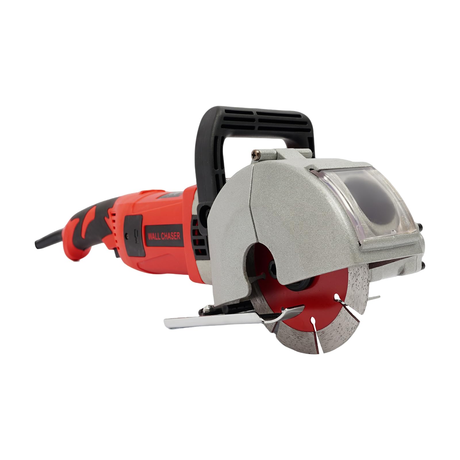 Fresadora ranurada con refrigeración por agua y motor de cobre puro, 1200-1300 W, fresadora de pared con 5 hojas de sierra, fresadora eléctrica para hormigón, mármol y granito, enchufe de la UE, negro