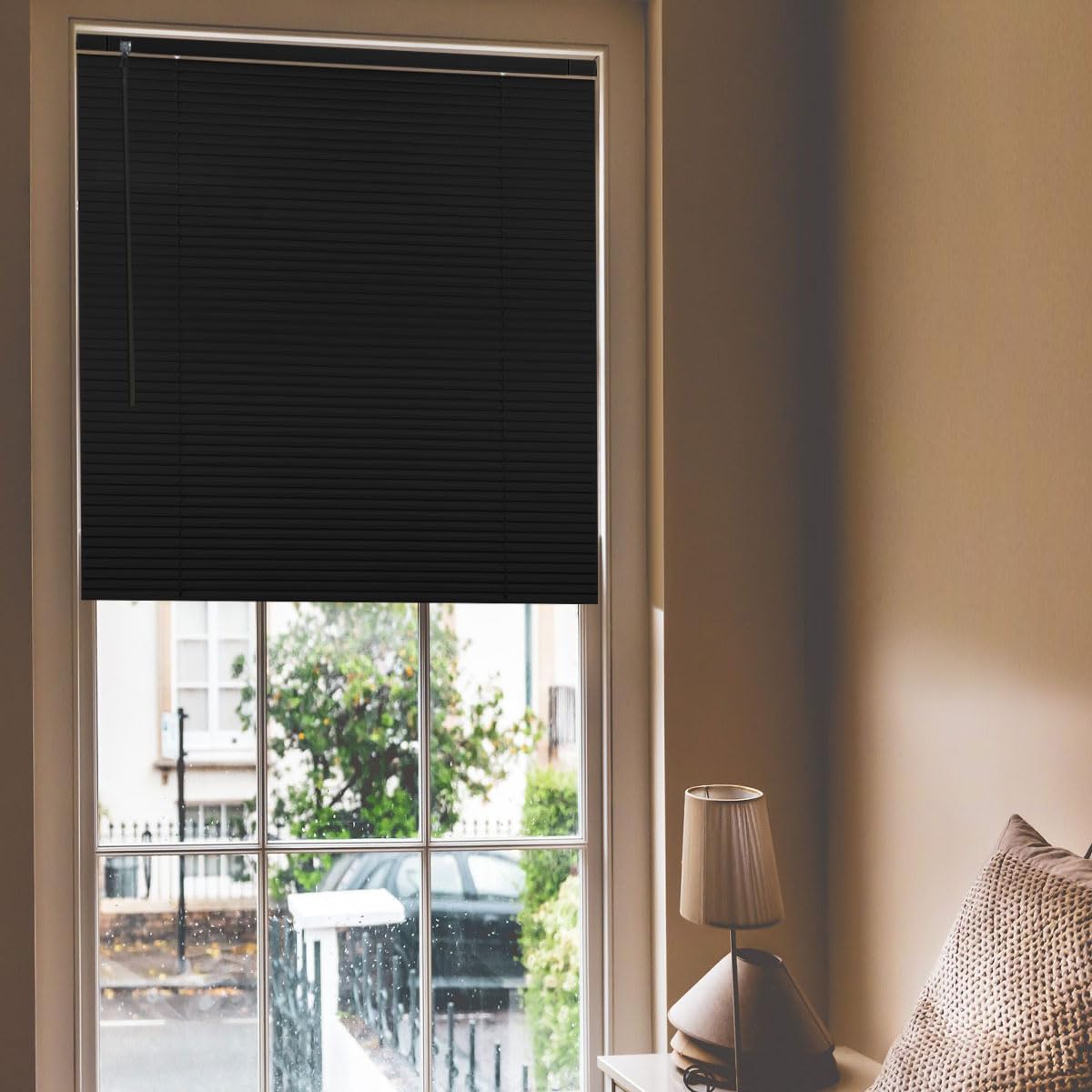 Cordless Venetian Horizontal Blinds No Drill No Tools Blinds for Window Treatment Custom 1