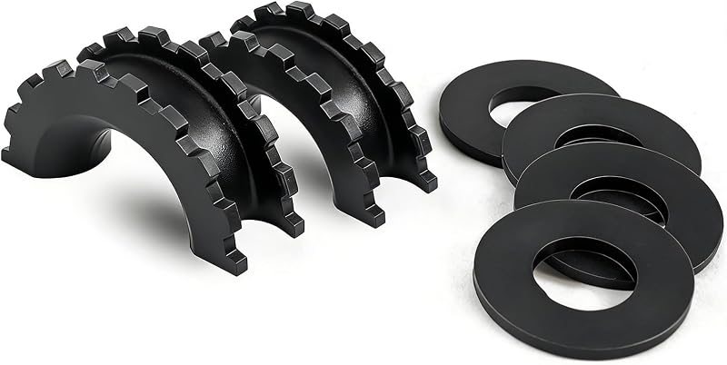 Kit Isolador de Gancho D-Ring BUNKER INDUST para Manilhas de 3/4" – Par com 4 Arruelas