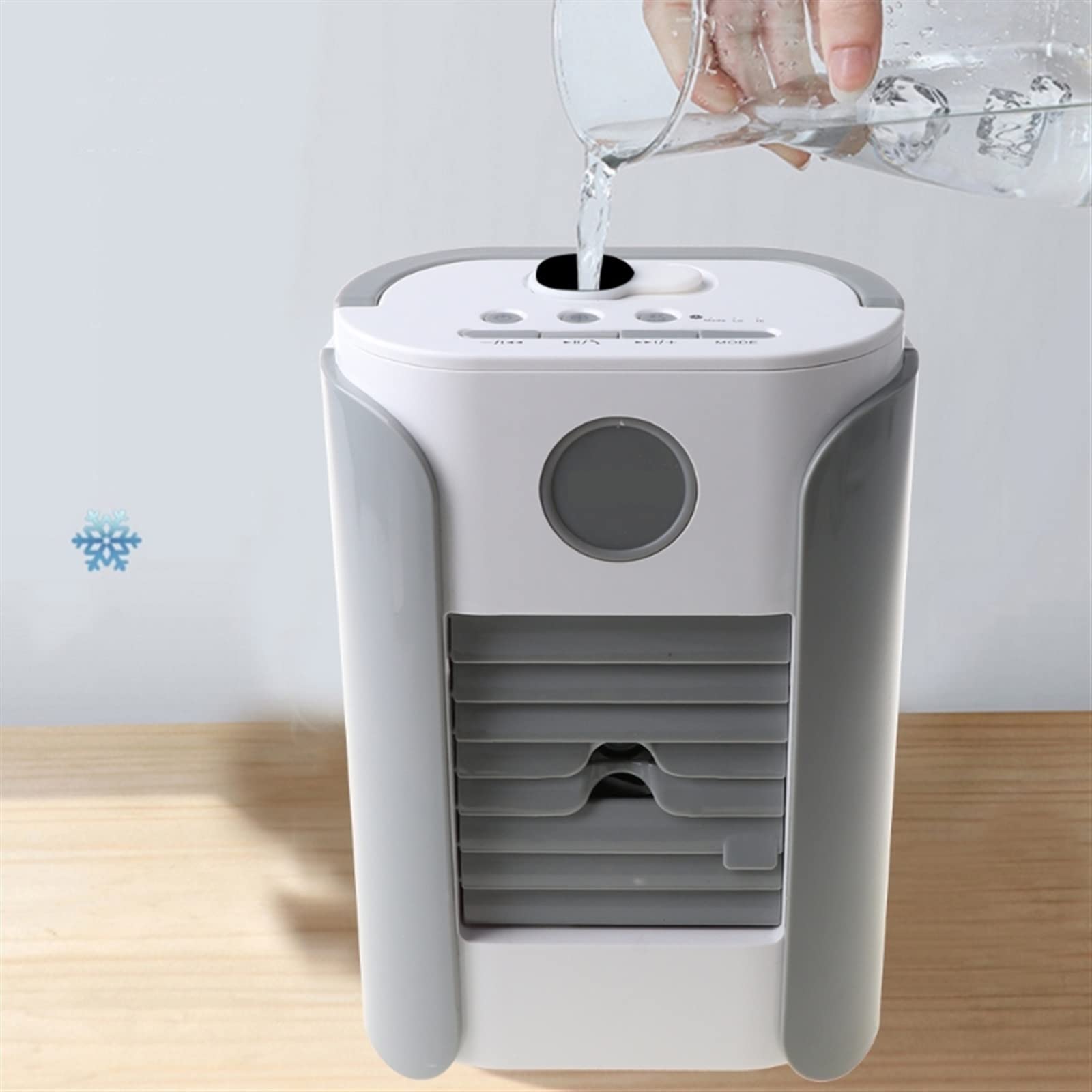 Aire Acondicionado portátil, Enfriador, humidificador, purificador, portátil, para el hogar, habitación, Oficina, Ventilador de refrigeración silencioso