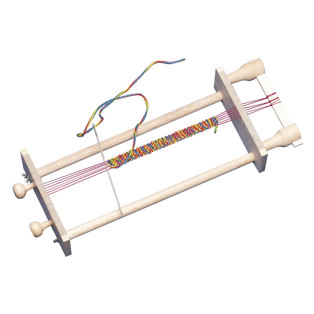 Rayher Bead Weaving Loom for Seed Bead Jewellery Making, Adjustable Bead Loom, 44 x 17,2 cm, 7201700