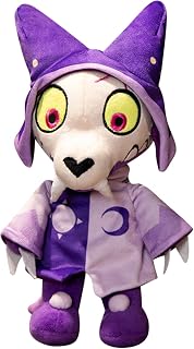 Lixinya Owl House King Plush Doll Cartoon Stuffed Animal Wolf Plushie Toy Cute Big Bad Wolf Doll Pillow (A, One Size)