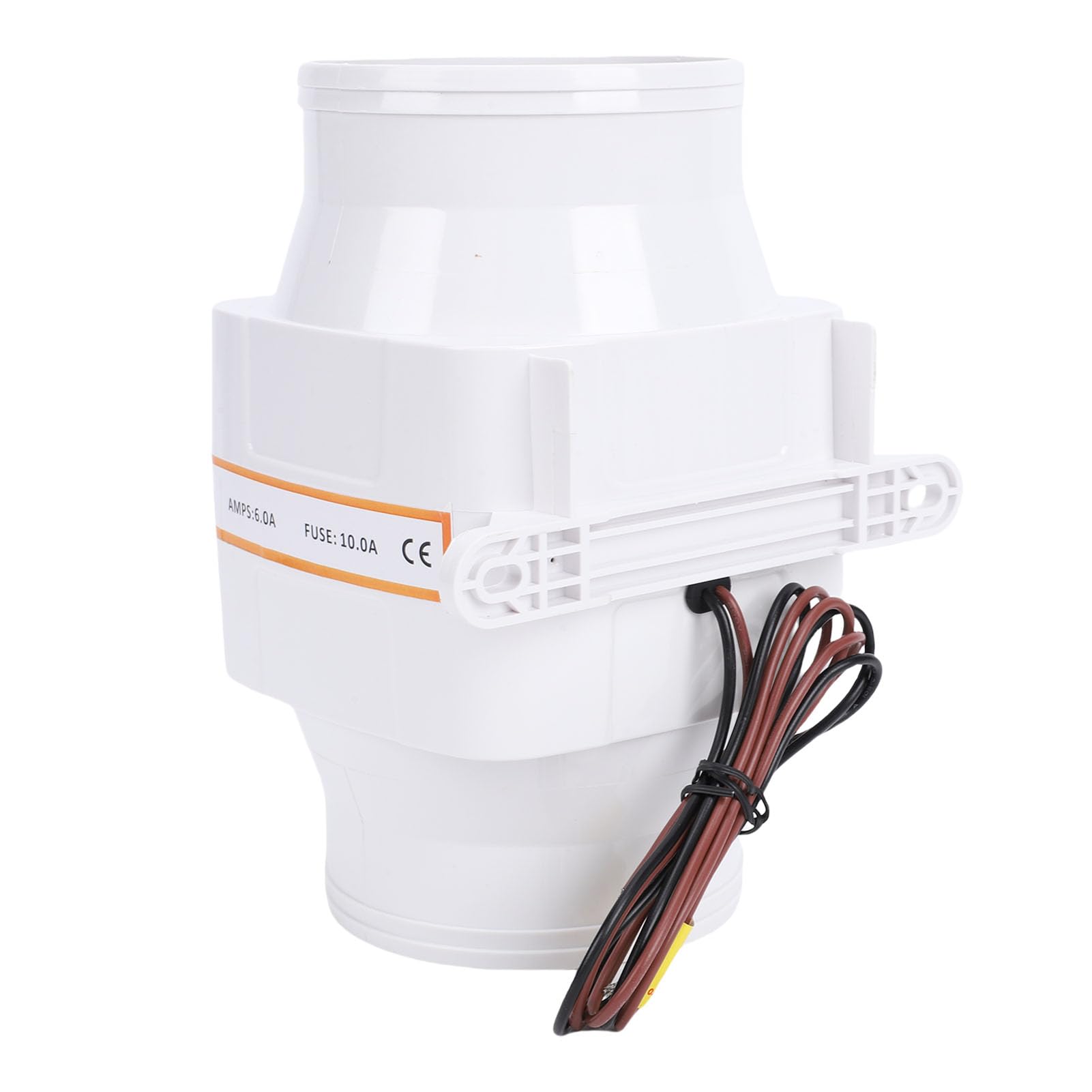 Acouto Ventilatore di Sentina Marino in da 4 Pollici, Soffiatore per Barche Silenzioso in Plastica ABS 12V 270 CFM con Girante a 4 Pale, per Ventilazione Marina per Barche a Vela per