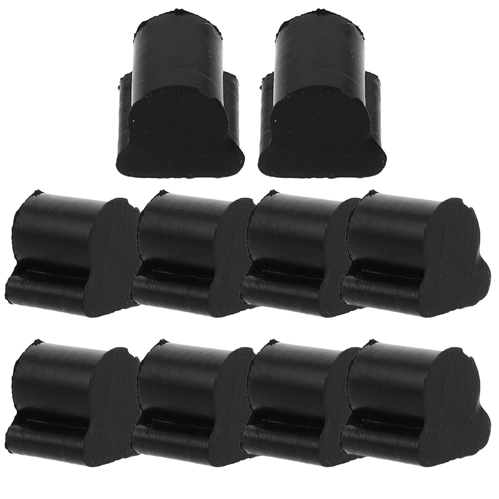 Didiseaon Tampons en Caoutchouc Noir et Garantissant un Fonctionnement Fluide pour Valve Rotative Lot de 10 Accessoire Essentiel Réduisant L'usure de Cor Français