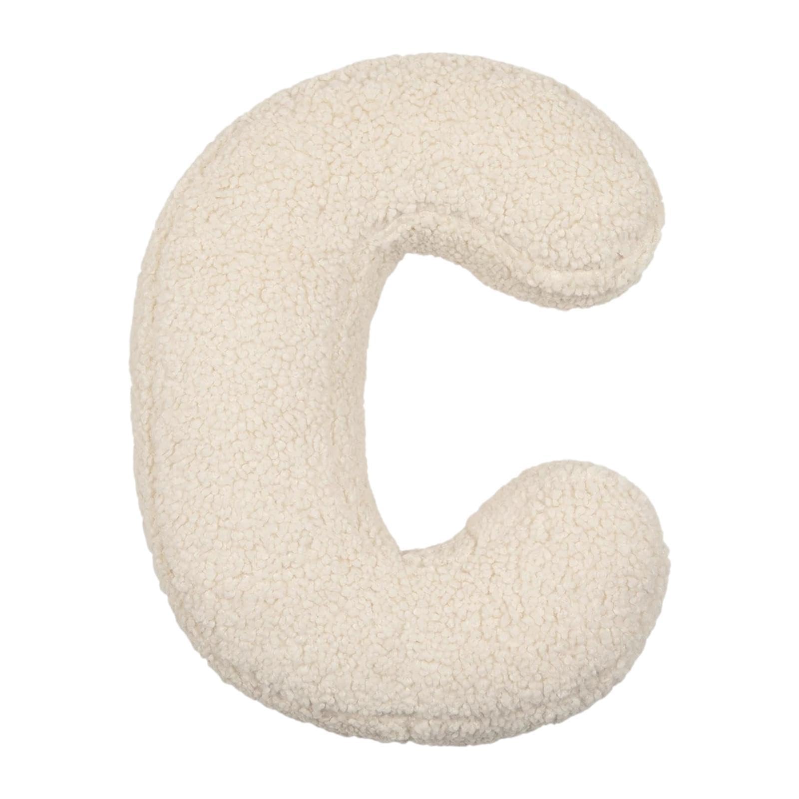 DYNWAVE Letter Hugging Cushion for Living Room Decor, C