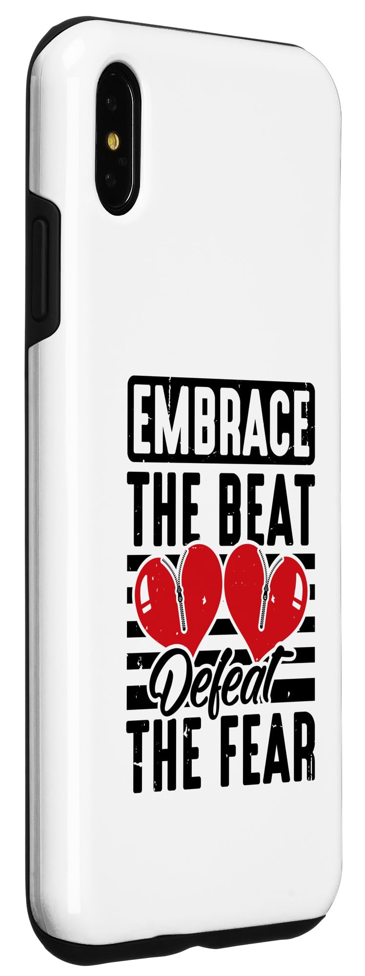 Embrace The Beat Defeat The Fear - Open Heart Surgery Case for iPhone XS Max - Image 3