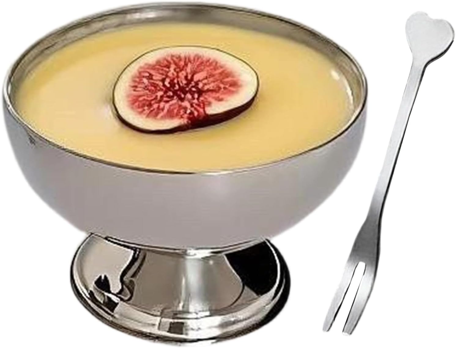 Ice Cream Bowl – Stainless Steel Small Size | Metal Dessert Cup for Milkshake and Snacks | Fruit Dish Yogurt Cake Holder | Reusable Chill Appetizer Bowl for Kitchen Parties and Daily Table Use