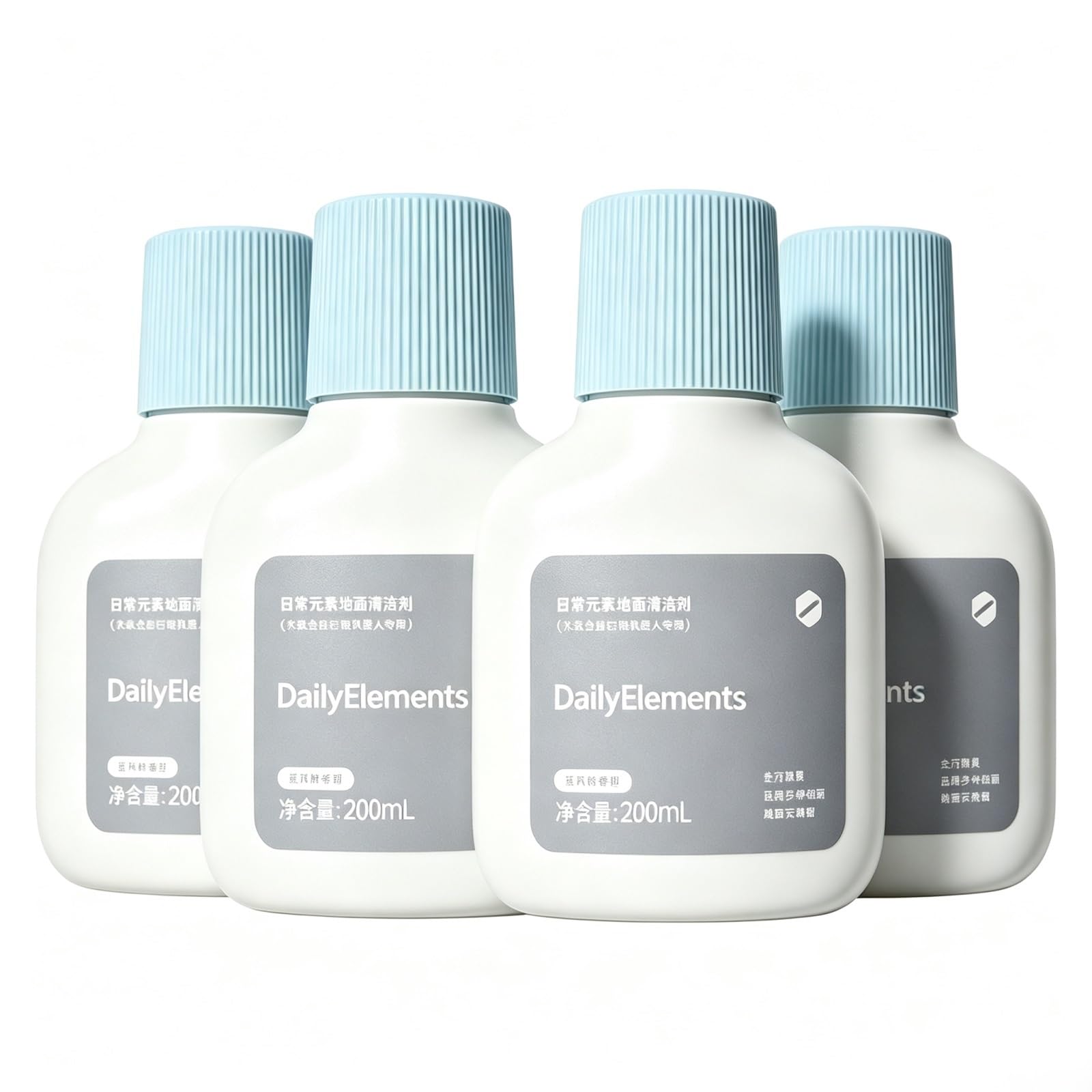 Detergente Per Pavimenti Compatibile Con Xiaomi X10/S10/S20/S40/2S/6 Max | 200 Ml Di Detergente For Pavimenti Specifico For Robot Aspirapolvere. La Sua Formula Delicata Rimuove Macchie E Odori.(4PCS)
