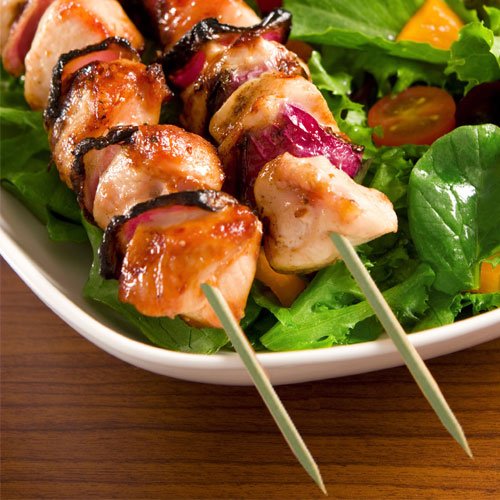 Royal Bamboo 10 Inch Flat Skewers for Grilling, Satay, and Skewered Vegetables, Case of 3000