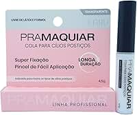 Cola para Cílios postiço transparente PRAMAQUIAR - Sem Látex