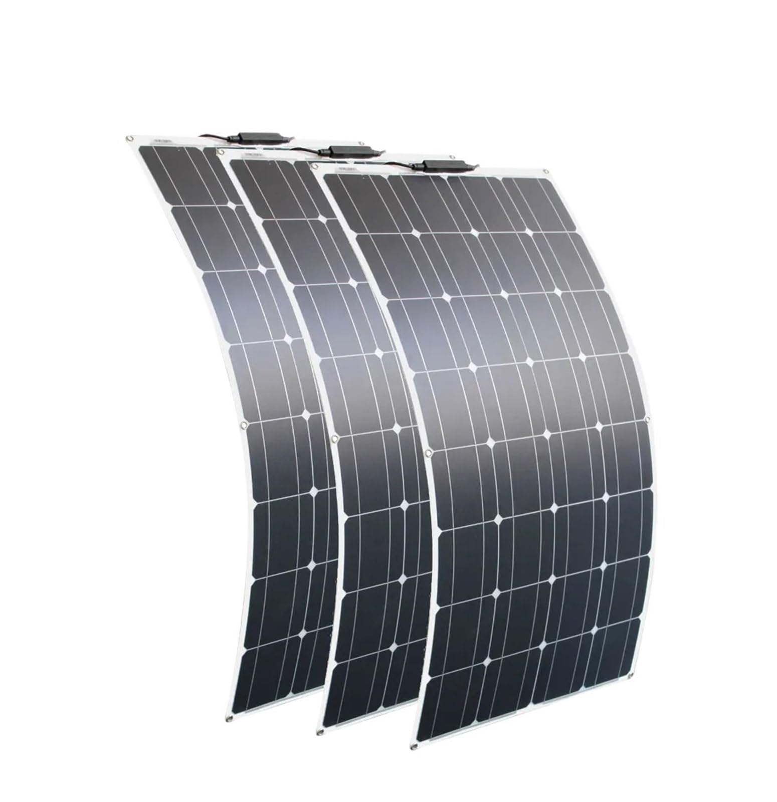 Panneau solaire Flexible 200W for toit de camping-car, hangar photovoltaïque 100W, charge de batterie 12V, Solution d'énergie verte Portable