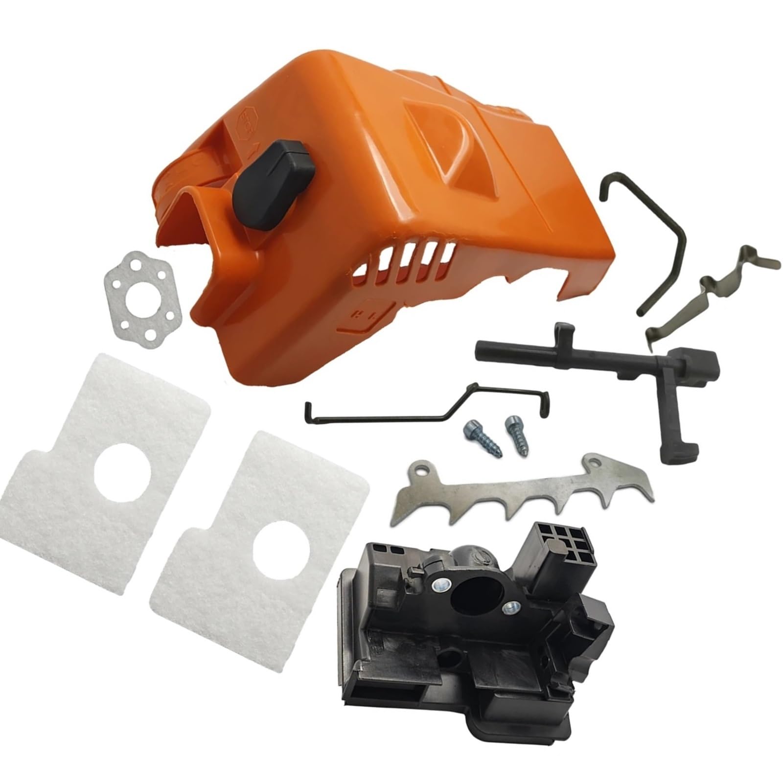 Kit couvercle supérieur et pointe de pare-chocs pour tronçonneuse MS180 MS170 018 017