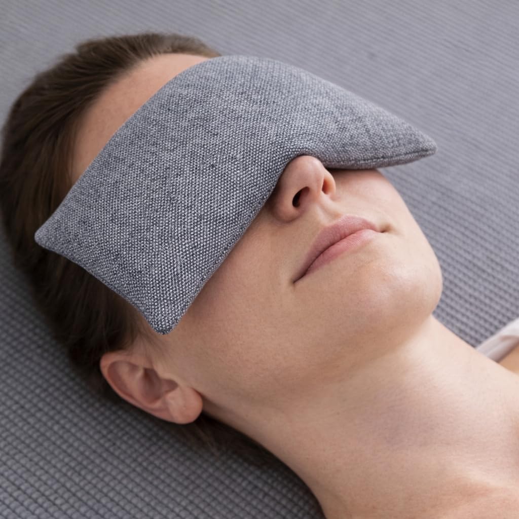 12er-Set Augenkissen Studio Set – Augenkissen mit Lavendelblüten und Reis, Naturbaumwolle, Yoga & Meditation, Entspannung und Ruhe