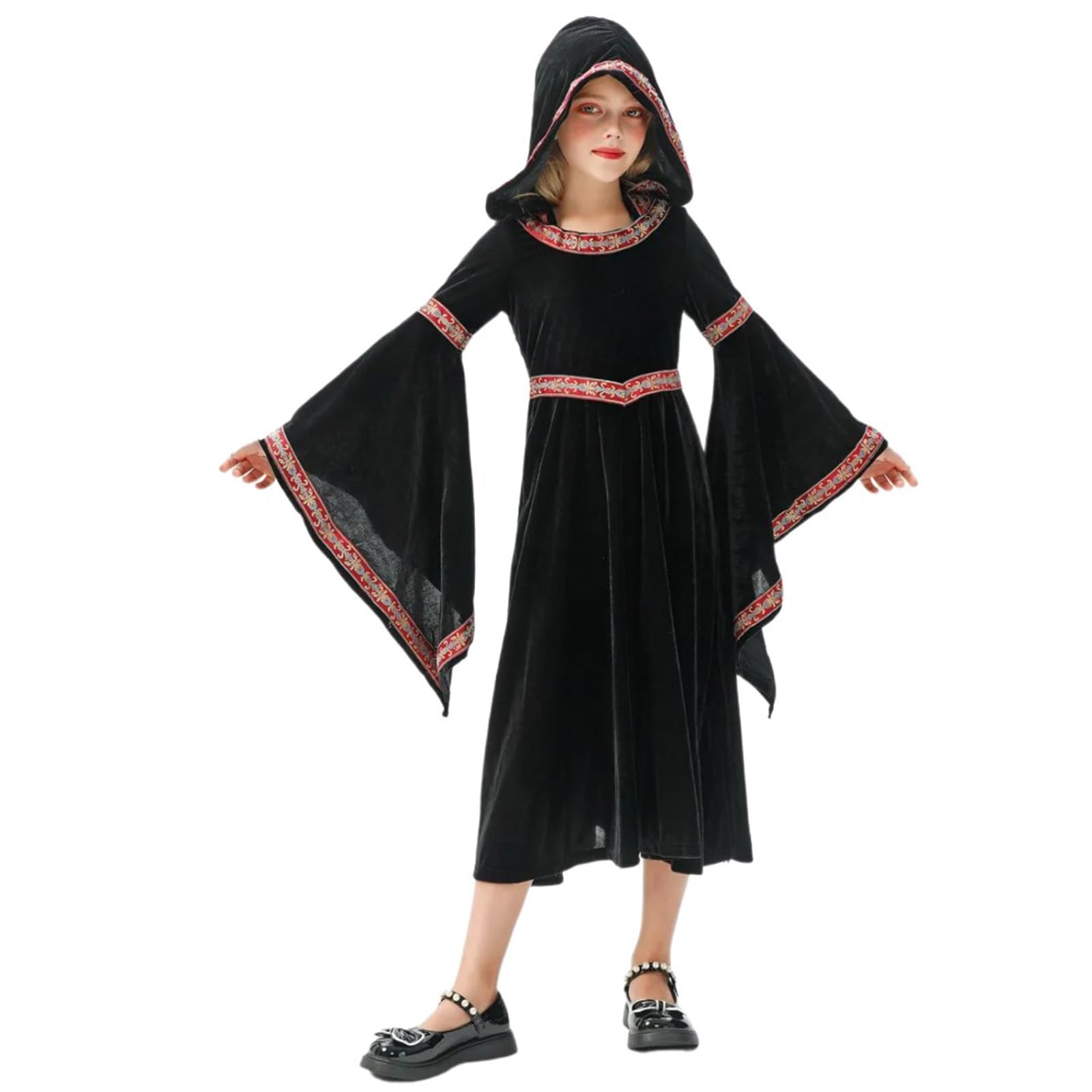 Mystical Courts Themen Kinderkleid mit Kapuze | Hoodie Upgrades für die Halloween Party, Enchanting Courts inspiriert Kinderkleid mit Kapuzen