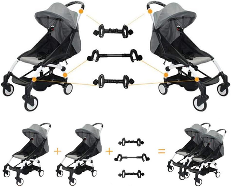 Twin Stroller Connector for Baby Fits Umbrella Strollers Babyzen YOYO Yoya Etc.. Turns Two Single Strollers into a Double Stroller