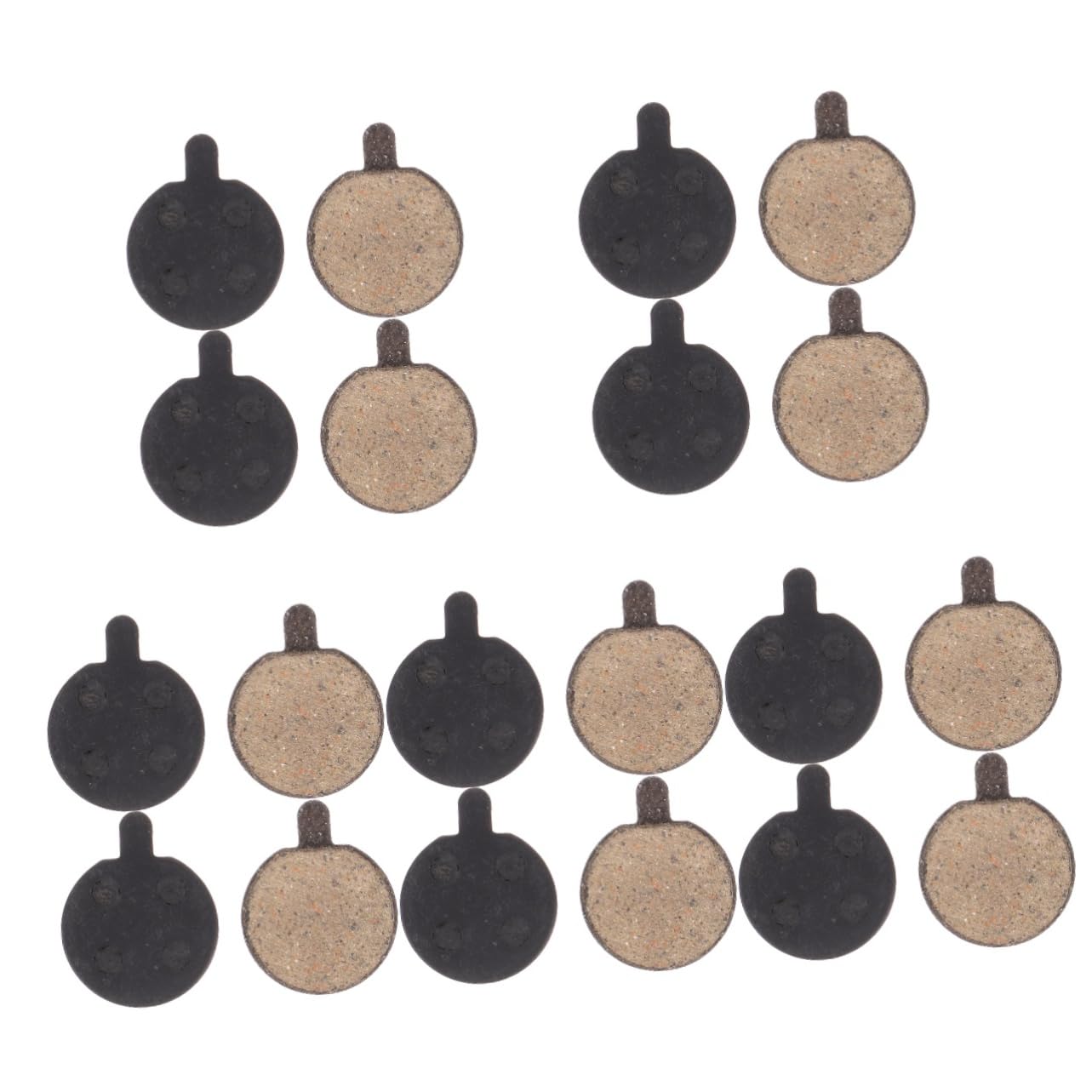 BESPORTBLE Pastiglie dei Freni A Disco della Bicicletta Pedali Pastiglie Freno Cremagliera Kit Pasticche Freni City Bike Fornitura Bici Fornitura Ciclistica Semimetallo Black