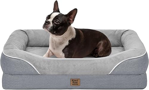 Miniatura 38 de Cama Ortopédica Lavable para Perros Grandes - Camas de Espuma Ortopédica Desmontable para Perros con Bordes Acolchados Cama Grande Impermeable para