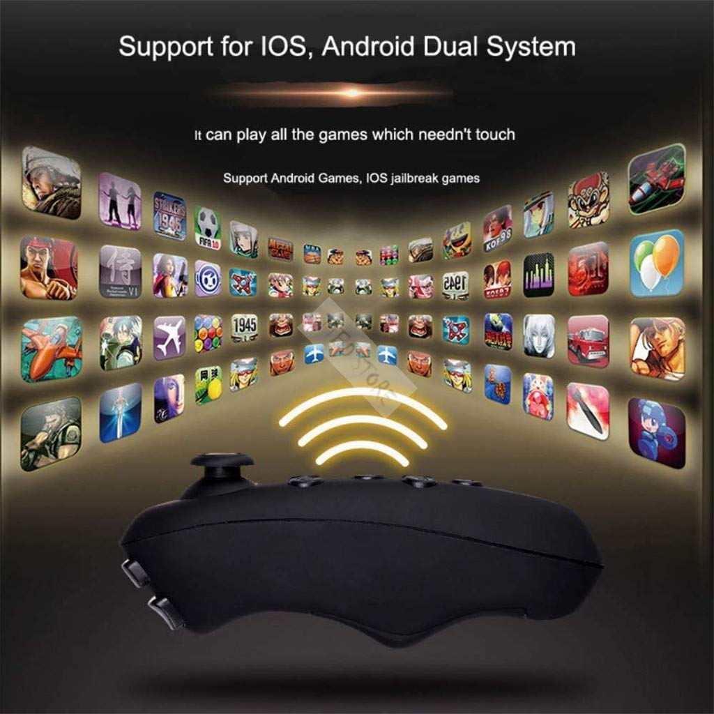 VR Headset con Control Remoto, Gafas De Realidad Virtual 3D VR Gafas para Teléfono Inteligente iOS Android Smartphone