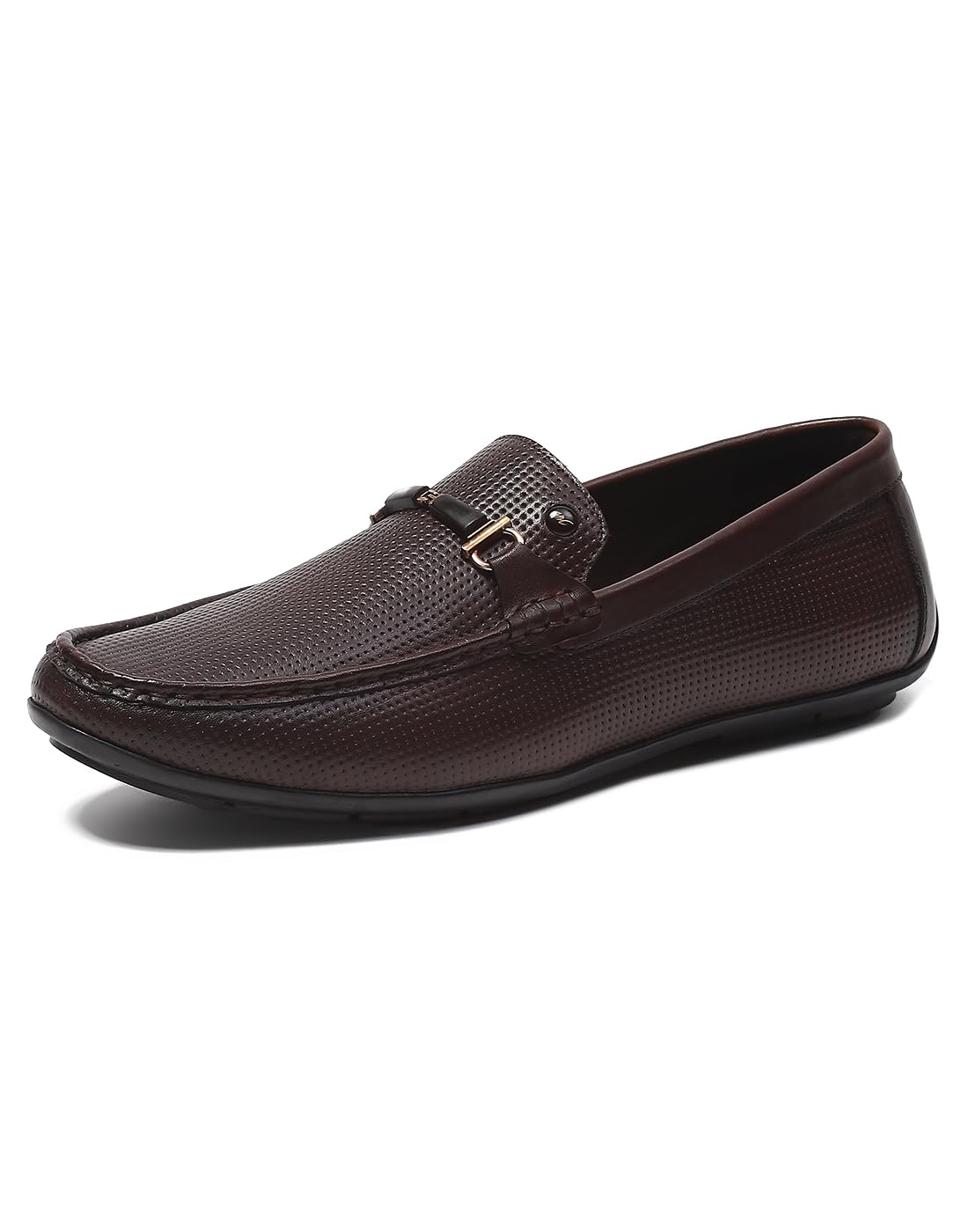 Monte Carlo Mens Solid Slip on Genuine Leather Loafers (201818FW)