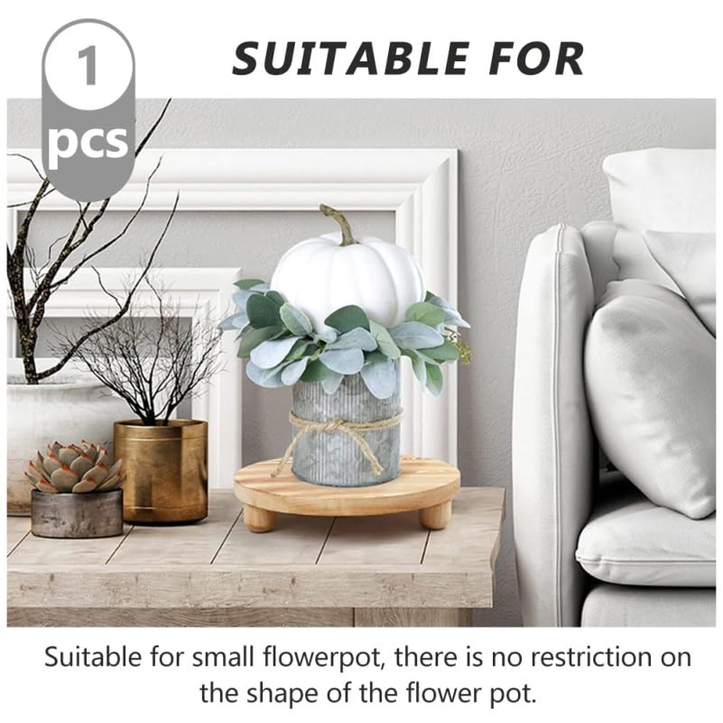 Support en bois de plantes grasses Didiseaon anti rayure pour meuble de maison - 4