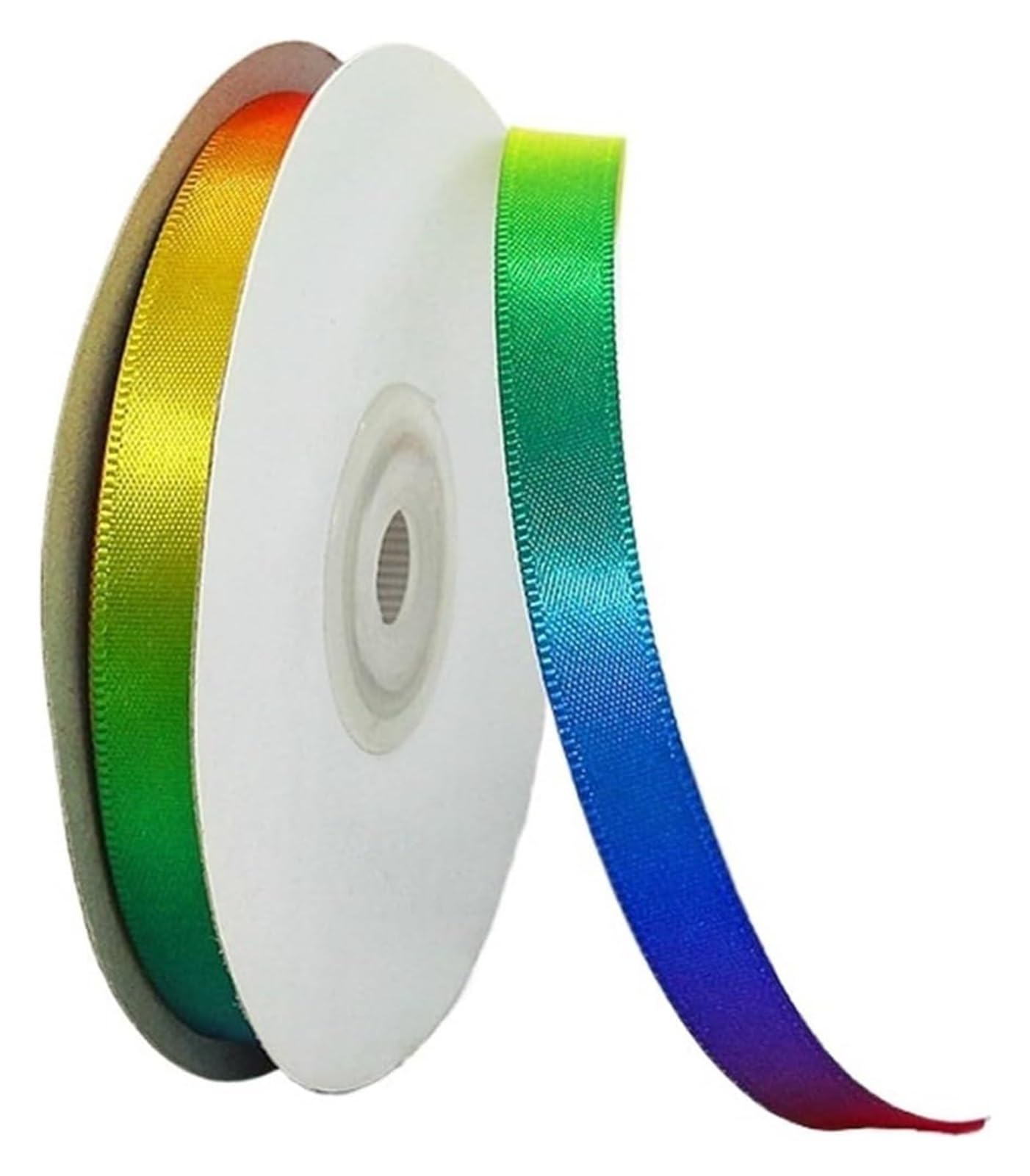 Wstążki do owijania tortów, Opakowanie 2 wstążek satynowych o szerokości 10–50 mm i długości 50 metrów(10mm wide)