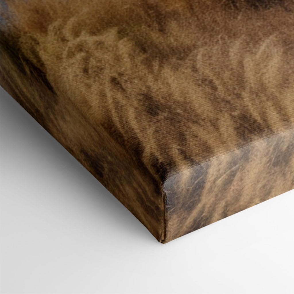 Canvas for Living room. Rivulets of Serenity: Embracing the Golden Tranquility of a Boundless Landscape, 27 x 18 inch Canvas Wall Art - Contemporary Masterpieces - Modern Home Decor