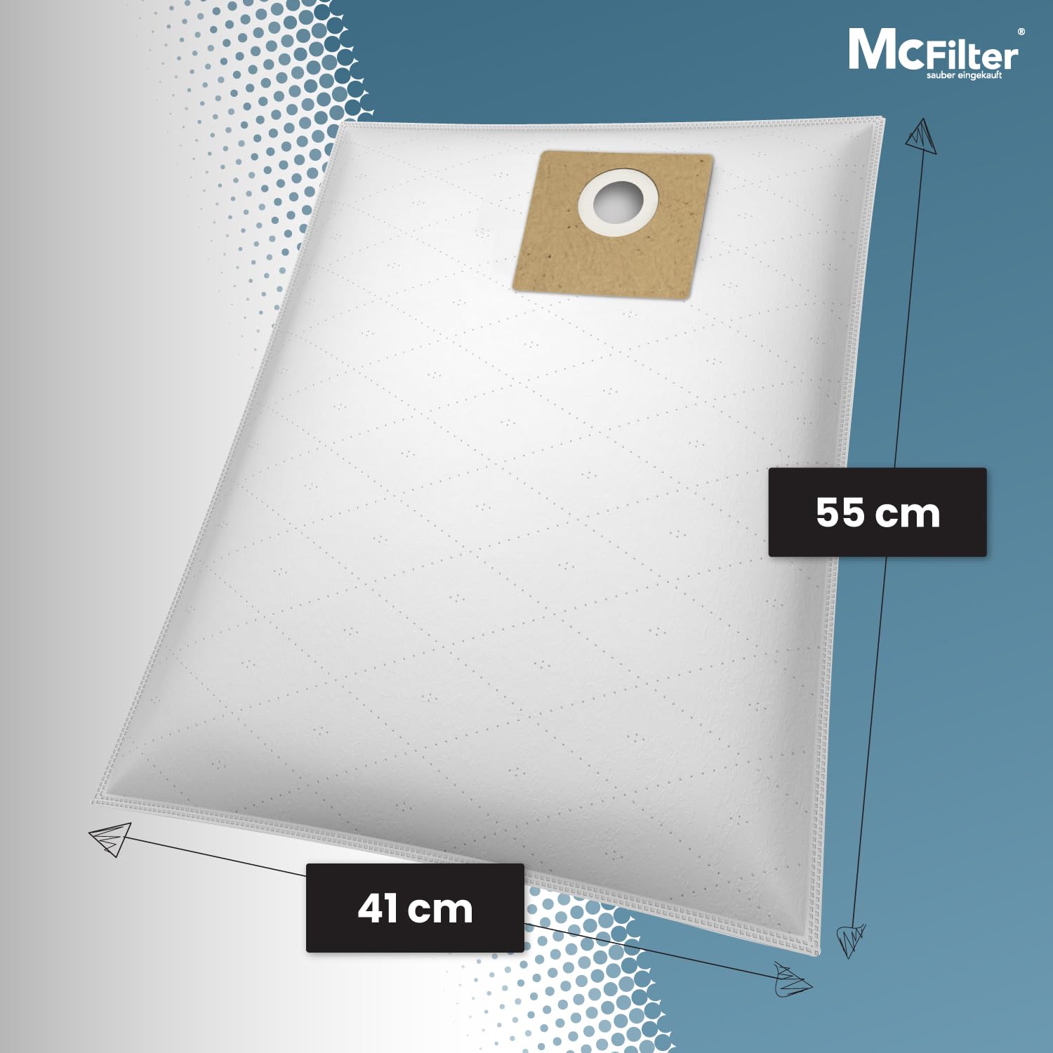5 Premium Sacchetti per Aspirapolvere Nilfisk Multi 20, 20CR