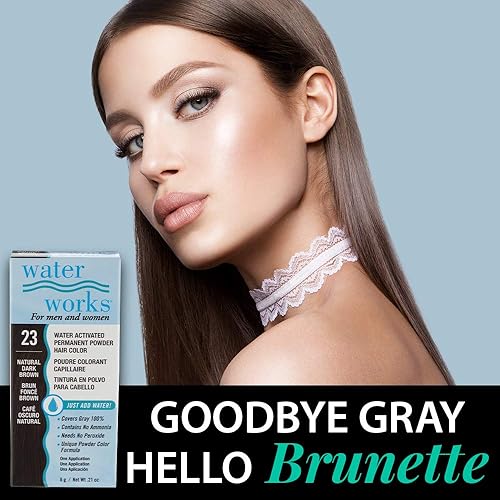 Miniatura 10 de Tinte en polvo para el cabello, permanente, 3 paquetes (negro)