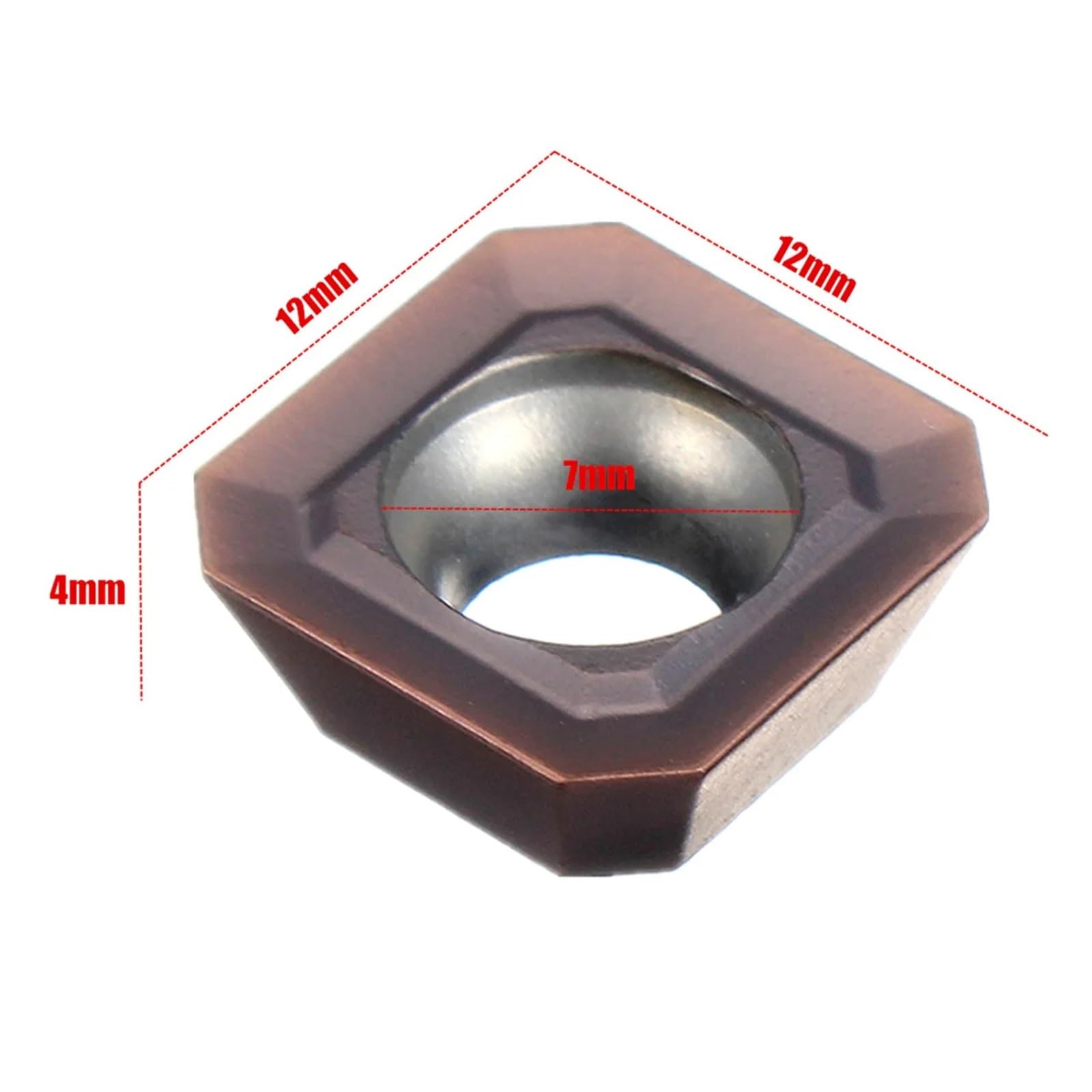 10/20 szt. SEHT1204AFSN węglikowe płytki tokarskie CNC z indeksowanymi kwadratowymi płytkami do toczenia stali nierdzewnej(20pcs)