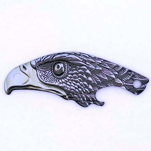 Creative Eagle Head - Abridor de botellas de cerveza de acero inoxidable, regalos de cerveza para hombres, marido, papá, novio, se puede utilizar