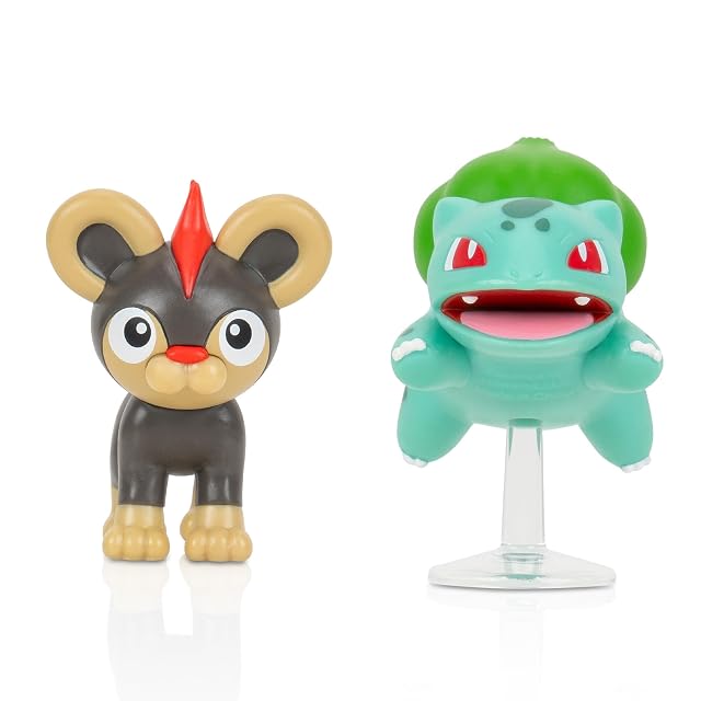Foto 5 de 7 de Pokémon Battle Figure 2 Pack (Litleo & Bulbasaur #5) W19