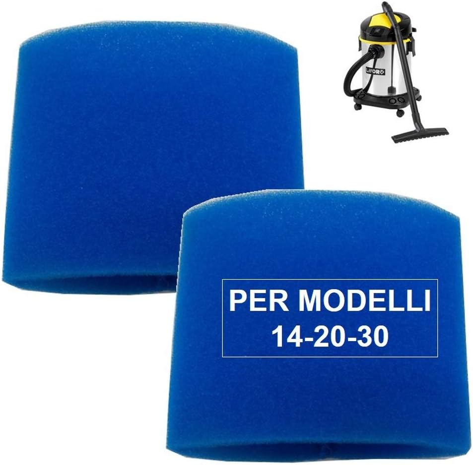kit Filtro aspiraliquidi Lavor 2 pezzi filtri spugna liquidi per bidone  aspirapolvere modello GT, 14, 20, 30 - aspirazione acqua liquidi pulizia :  Amazon.it: Casa e cucina