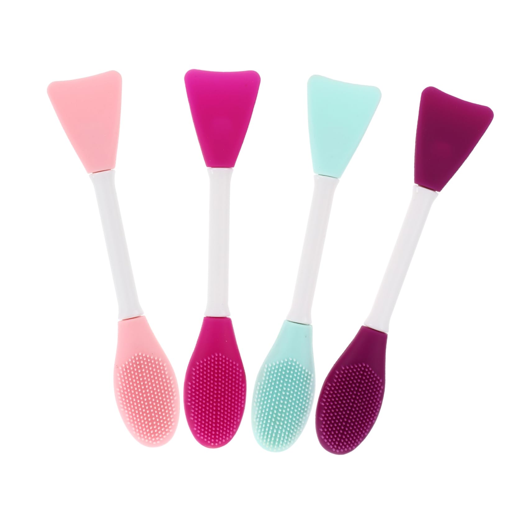 VICASKY Silicone Diy Face Mask Brush Double Head Applicator Beauty Tools for Face Cleansing