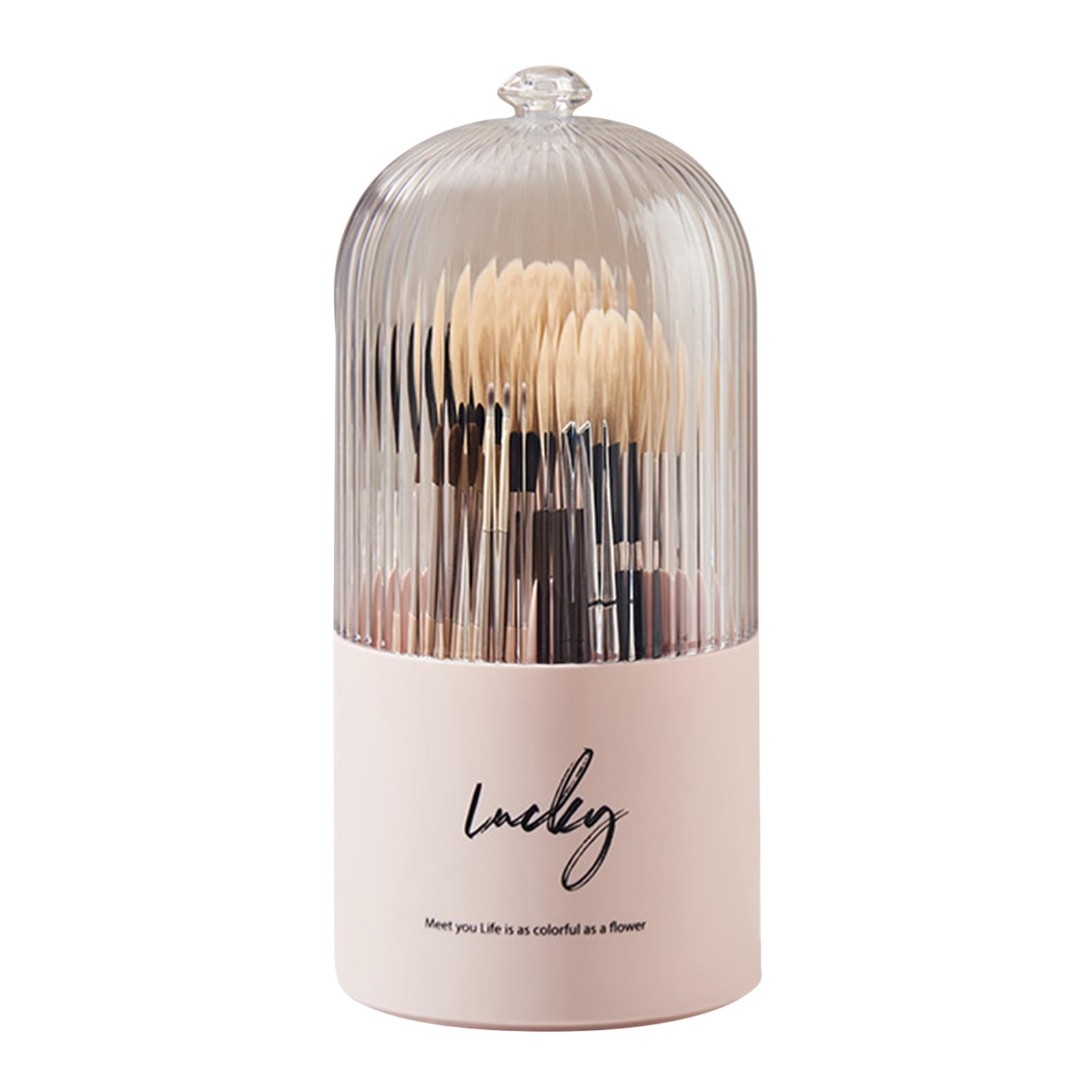 Tsophreniq Makeup Organiser Box with Multiple Divisions Rotating Cosmetic Storage Container Pen Holder for Bedroom and Use Beauty Accessories Holder