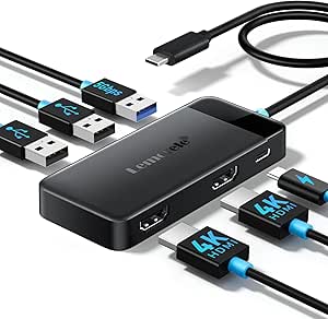 Lemorele Docking Station Dual Monitor
