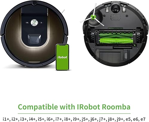 Miniatura 2 de Ancocs Paquete de 13 accesorios de repuesto compatibles con iRobot Roomba i1+i2+i3+i4+i5+i6+i7+i8+j6+j7+j7+j8+e5e6 Serie I, E y J, 1 juego de