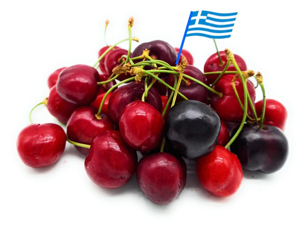 Süße griechische Kirschen aus Nordgriechenland Knackig und Saftig | 2kg ARISTOS