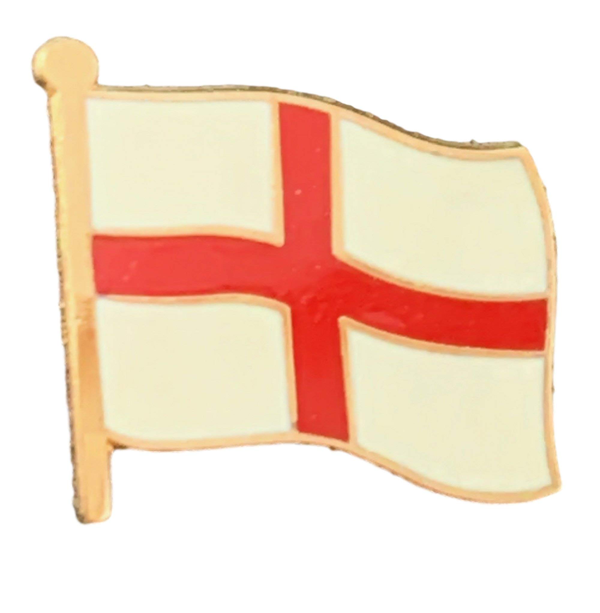 ENGLAND ST GEORGE LARGE QUALITY ENAMEL LAPEL PIN BADGE