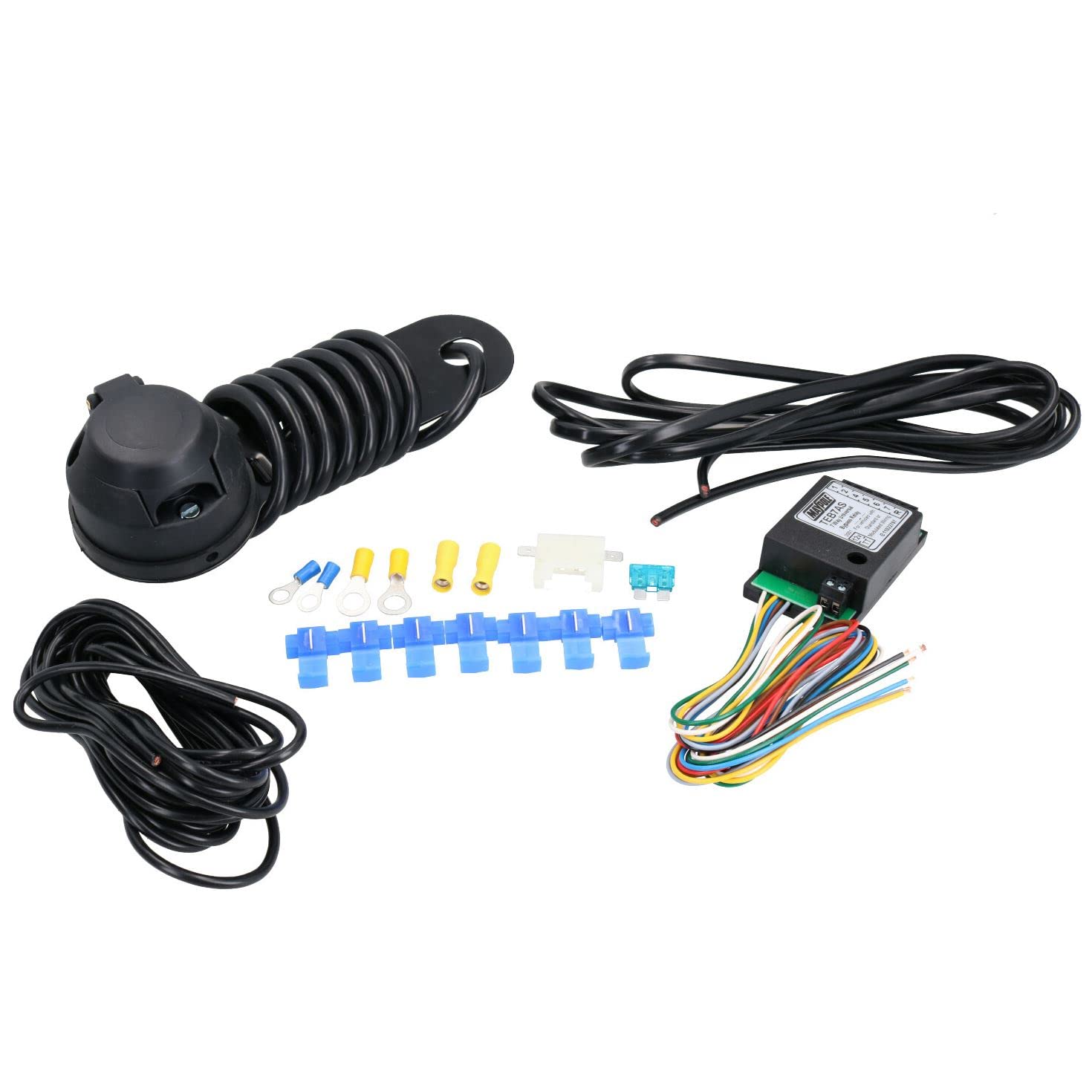 AB Tools 7-pinowy hak holowniczy elektryka gniazdo przyczepy zestaw okablowania nowoczesne samochody Canbus