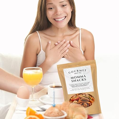 Miniatura 8 de Kepperton Momma Snacks Trail Mix – Mezcla crujiente sazonada gourmet, regalo de comida divertida de elefante blanco, regalos de broma para el día de