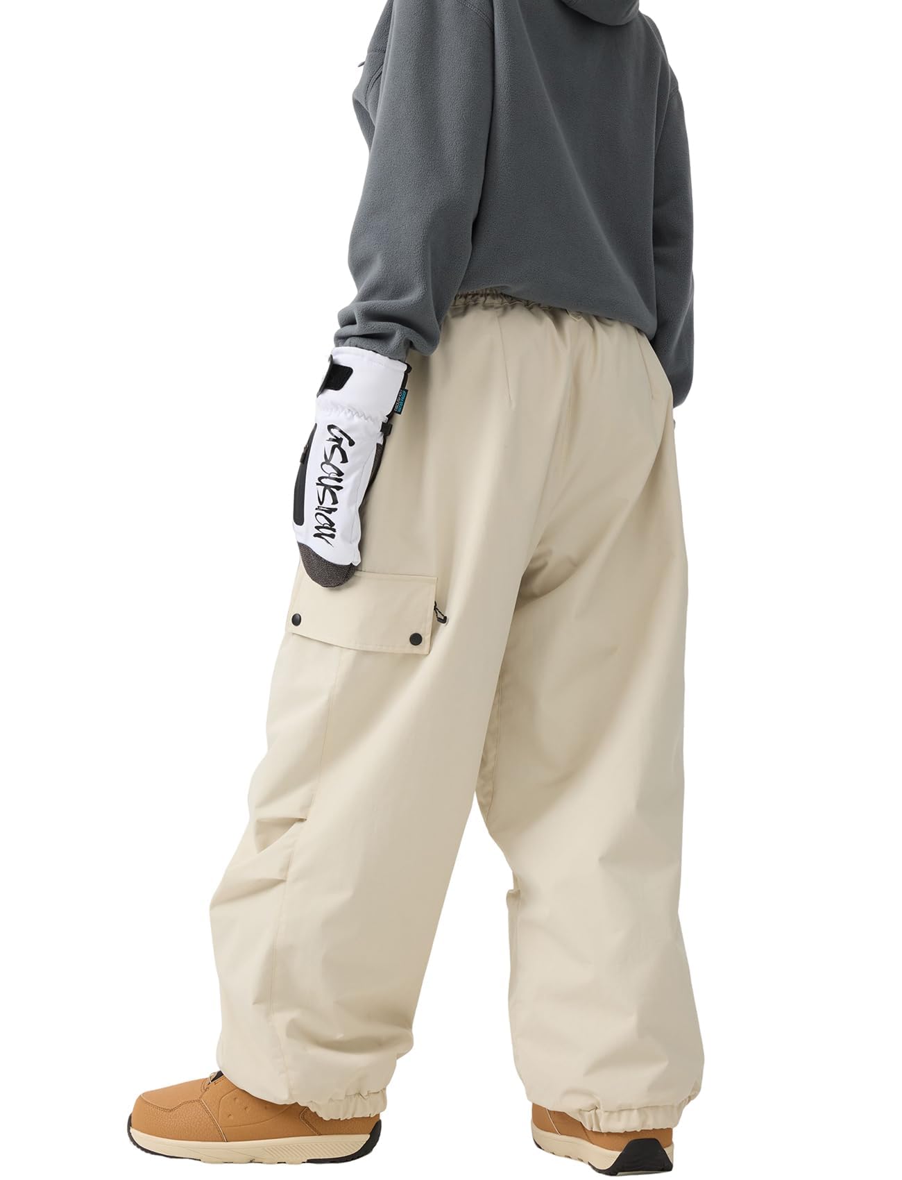 GSOU SNOW Herren Damen Skihose Baggy Snowboardhose Oversize Snowboard Hose Ski Hose Schneehose für Männer Frauen - Wasserdicht Winddicht Atmungsaktiv Warm
